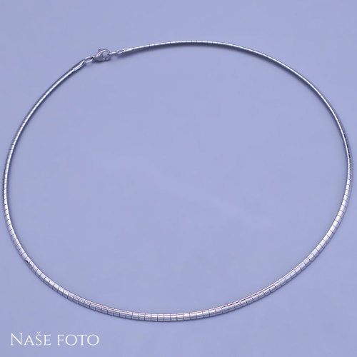 Pevný náhrdelník z chirurgickej ocele 3mm