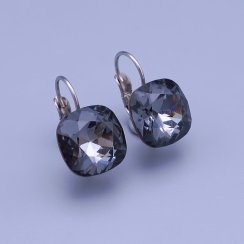 Náušnice Swarovski kostky 12mm výběr barev
