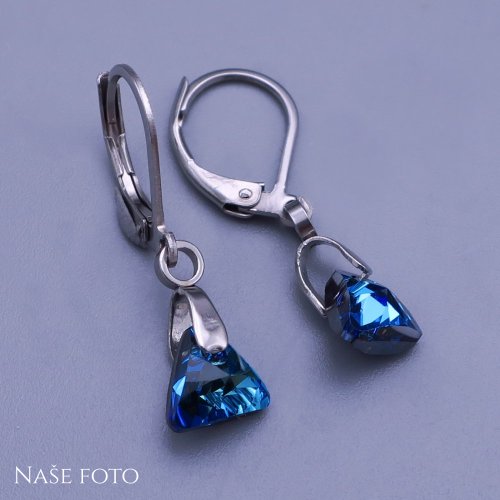 Dětské náušnice triangle 8mm výběr barev