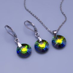 Súprava Swarovski Vitrail medium 12mm chirurgická oceľ