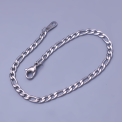 Náramek z chirurgické oceli FIGARO 3mm