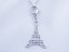 Přívěsek Eiffelova věž 22mm s řetízkem