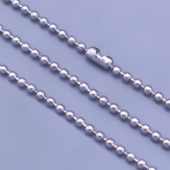 Kuličkový řetízek z chirurgické oceli - 2mm - délky do 80cm