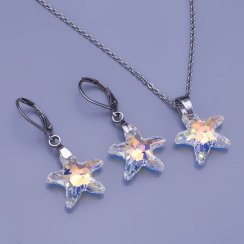 Souprava Swarovski Starfish 16mm Crystal AB