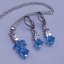 Souprava Swarovski Aquamarine