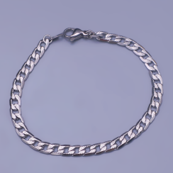Náramek z chirurgické oceli 6mm - broušený Pancer