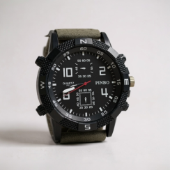 Pánské hodinky PINBO Sport – khaki