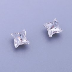 Náušnice Swarovski Twister 6mm crystal (číra)