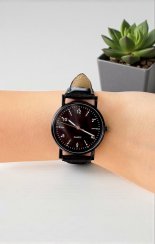 Unisex hodinky Classic – celé čierne
