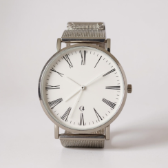 Unisex hodinky Classic – strieborné