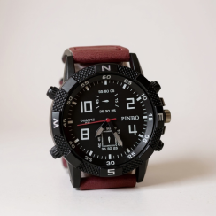 Pánské hodinky PINBO Sport – červené