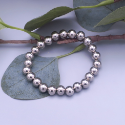 Oceľový náramok z perličiek