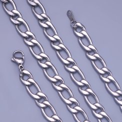 Pánský řetízek z chirurgické oceli 7mm - délky do 80cm