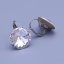 Náušnice Swarovski rivoli 16mm Crystal ( čirá )