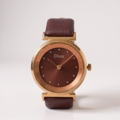Dámske hodinky Disu – hnedé