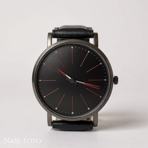 Pánské minimalistické hodinky Black