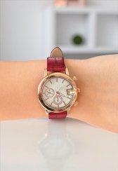 Dámske hodinky Grace – červené