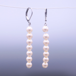 Náušnice ze Swarovski perliček - ocelové