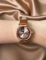 Dámske hodinky Disu – hnedé
