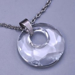 Prívesok Swarovski Victory s retiazkou z chirurgickej ocele číry
