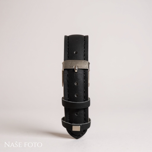 Dámské hodinky Stella – černé s třpytivým ciferníkem