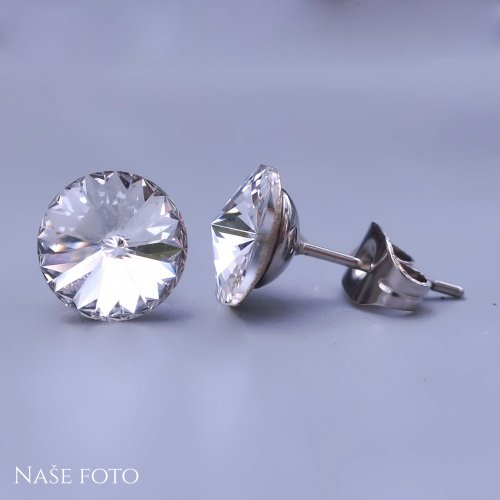 Souprava Swarovski rivoli 8mm - 12mm Crystal