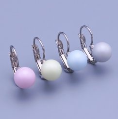 Detské náušnice Swarovski perly 8mm - výber farieb