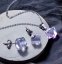 Souprava Swarovski kostky 8mm měnící z chirurgické oceli