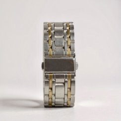 Pánské celokovové hodinky Silver–Gold Black