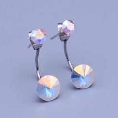 Moderní náušnice Swarovski Crystal AB