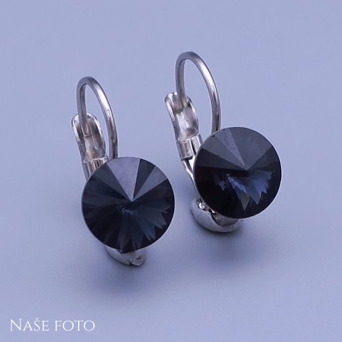 Dětské náušnice Swarovski Rivoli 8mm výběr barev