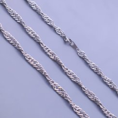 Řetízek z chirurgické oceli -Lambáda 4mm - délky do 70cm
