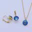 Zlacená souprava z chirurgické oceli  Swarovski