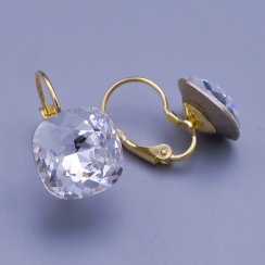 Náušnice Swarovski kostky 12mm výběr barev