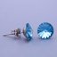 Náušnice z chirurgickej ocele Swarovski  8mm - výber farieb