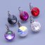 Náušnice Swarovski-rivoli 12mm výber farieb