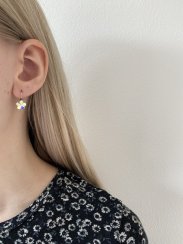 Dětské náušnice Swarovski kytičky 10mm výběr barev