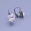 Náušnice Swarovski srdíčka 10mm Crystal
