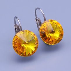 Náušnice Swarovski sunflower na výběr 14mm