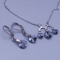 Súprava Swarovski kolieska Light Chróm