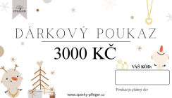 Dárkový poukaz v hodnotě 3000 Kč