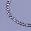 Štýlová pánska súprava retiazky s náramkom vo vzore Figaro z chirurgickej ocele