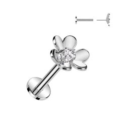 Piercing do ucha, brada kytička z chirurgickej ocele