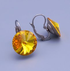 Náušnice Swarovski sunflower na výběr 14mm