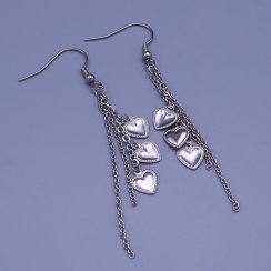 Visací náušnice z chirurgické oceli