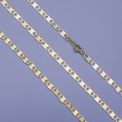 Pozlátený retiazka z chirurgickej ocele Valis- 3mm