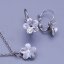 Souprava z chirurgické oceli Swarovski kytičky crystal