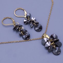 Souprava Swarovski Silver Night zlacená