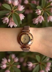 Dámske hodinky Love – hnedé