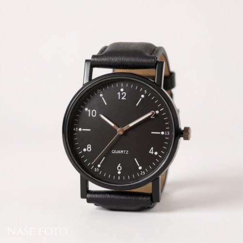 Unisex hodinky Classic – celé černé
